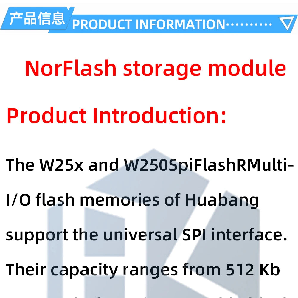 W25Q128FV 128Mbit (16MB) SPI NOR Flash Memory Module - 3.3V BV/FV Package for STM32 Development