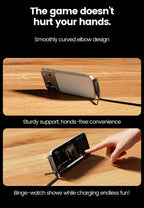 240W 2 in 1 USB C to USB C Fast Charging Foldable Bracket Data Cable Type C Desktop Holder Charging Wire For Iphone17 16 Samsung