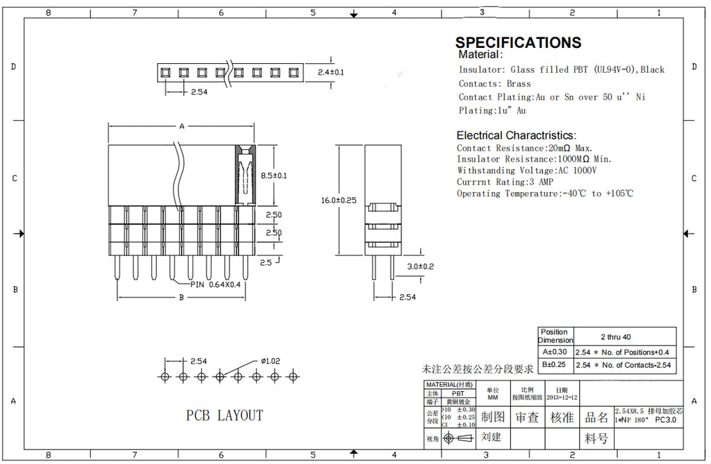 20pcs 2.54mm PC104 Single Row Extra 2.5/5/7.5mm Spacer Elevated Extended High Plastic Industrial 2.5mm PCB Female Header Socket