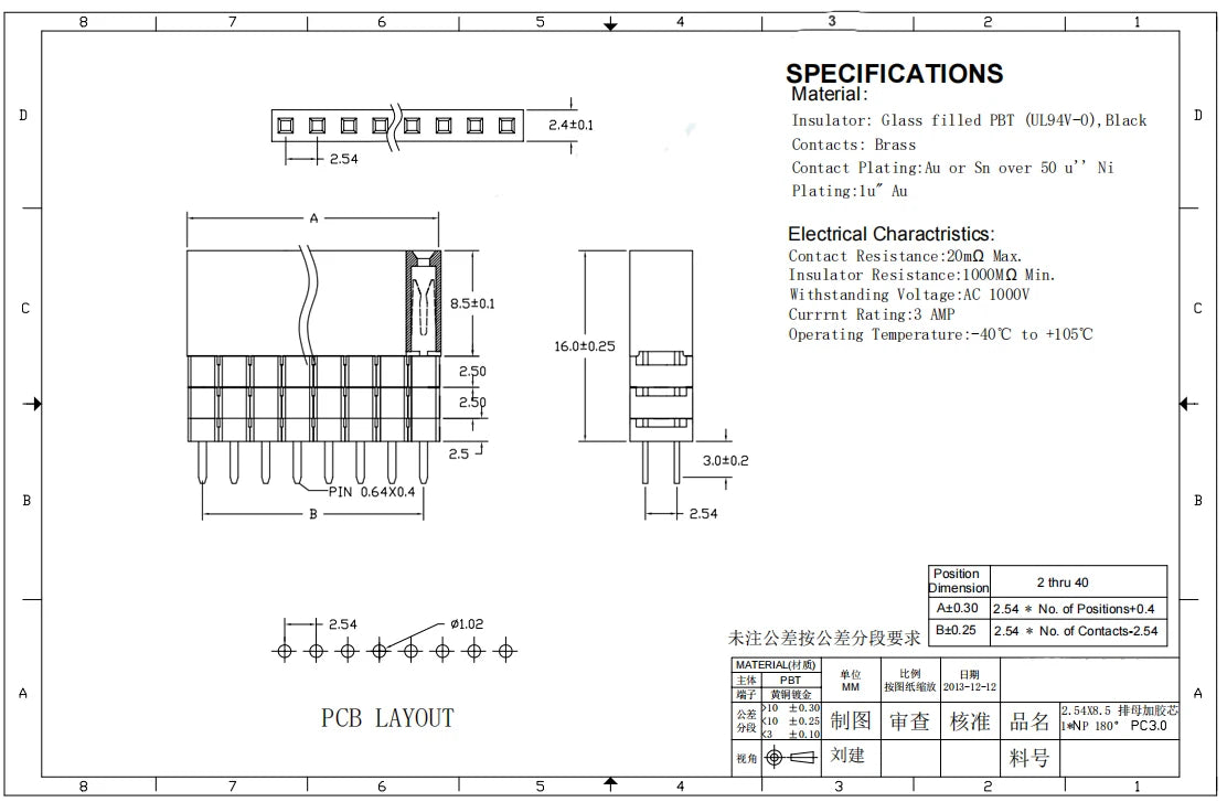20pcs 2.54mm PC104 Single Row Extra 2.5/5/7.5mm Spacer Elevated Extended High Plastic Industrial 2.5mm PCB Female Header Socket