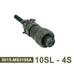 MIL-C 5015 Military Specification Connectors 10SL-3 10SL-4 MIL STD Plug&Socket MS3102A MS3106A MS3108A Circular Connector