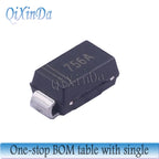 50PCS 1W SMD Zener Diode  3.3V 3.6V  4.7V 5.1V 5.6V 6.2V  8.2V 9.1V 10V 11V 12V 15V 18V 20V 24V 30V SMA 1SMA47 Series DO-214AC