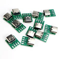 TYPE-C USB 3.1 Type-C Connector Test PCB Board Plate Adapter Socket For Data Line Wire Cable Transfer