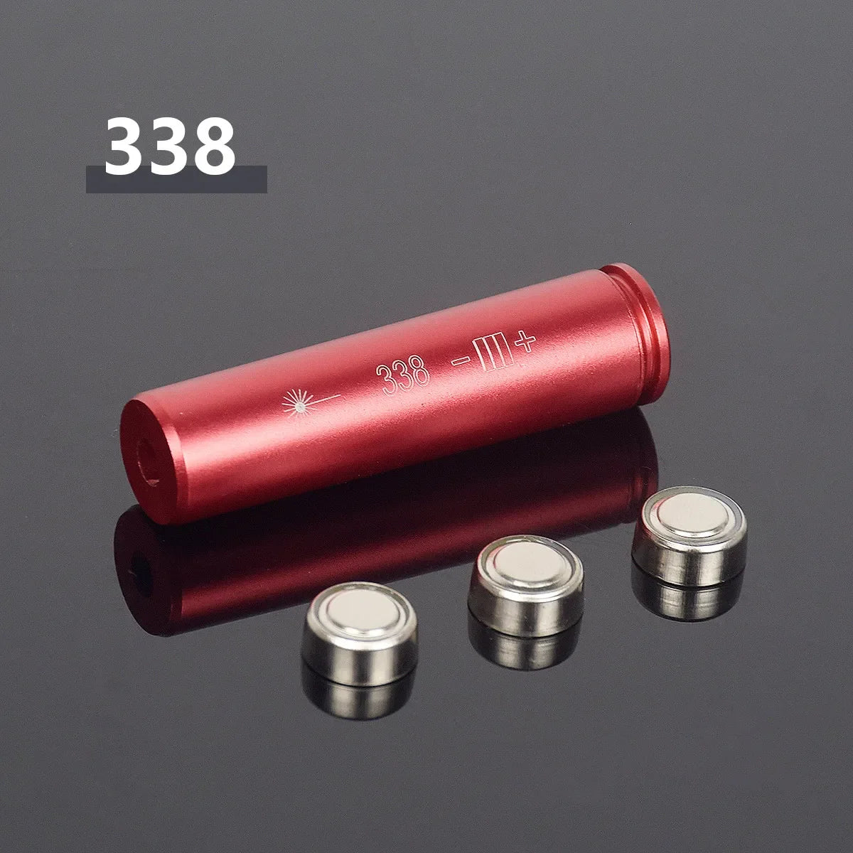 12GA 20GA .308 .223 5.45x39 7.62x39 9x19mm.338 Gauge Red Laser Bore Sighter Training Bullet Boresighter CAL Cartridge Caliber