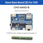 Nano Base Board (A) / (B) for Raspberry Pi Compute Module 5 Lite / EMMC Same Size as CM5 Waveshare CM5-NANO-A-B