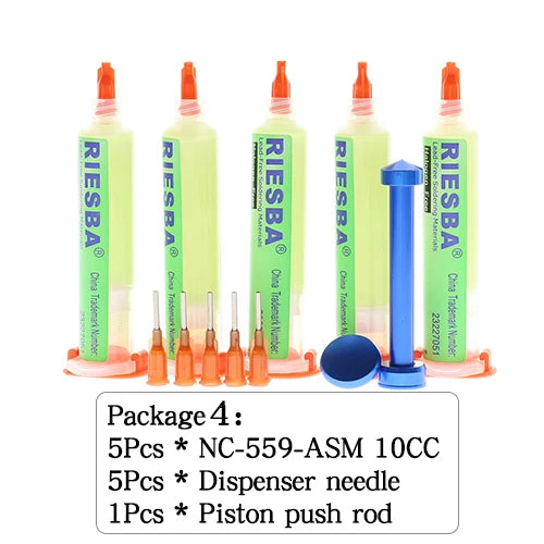 RIESBA NC-559-ASM The high quality solder paste solder paste flux oil cylinder welding needle mouth