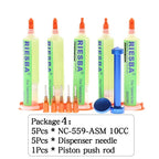RIESBA NC-559-ASM The high quality solder paste solder paste flux oil cylinder welding needle mouth