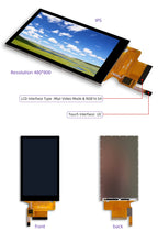 3.5 Inch LCD Touch Display Module ST7701S TFT with Capacitive Touch TP Resolution 480*800 MIPI and RGB Interface LZX-35IPS-A00