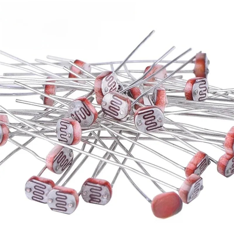 20/50/100/200 PCS/lot, LDR Photo Light Sensitive Resistor Photoresistor GL5528 5537 5506 5516 5539 5549 For Arduino Or DIY