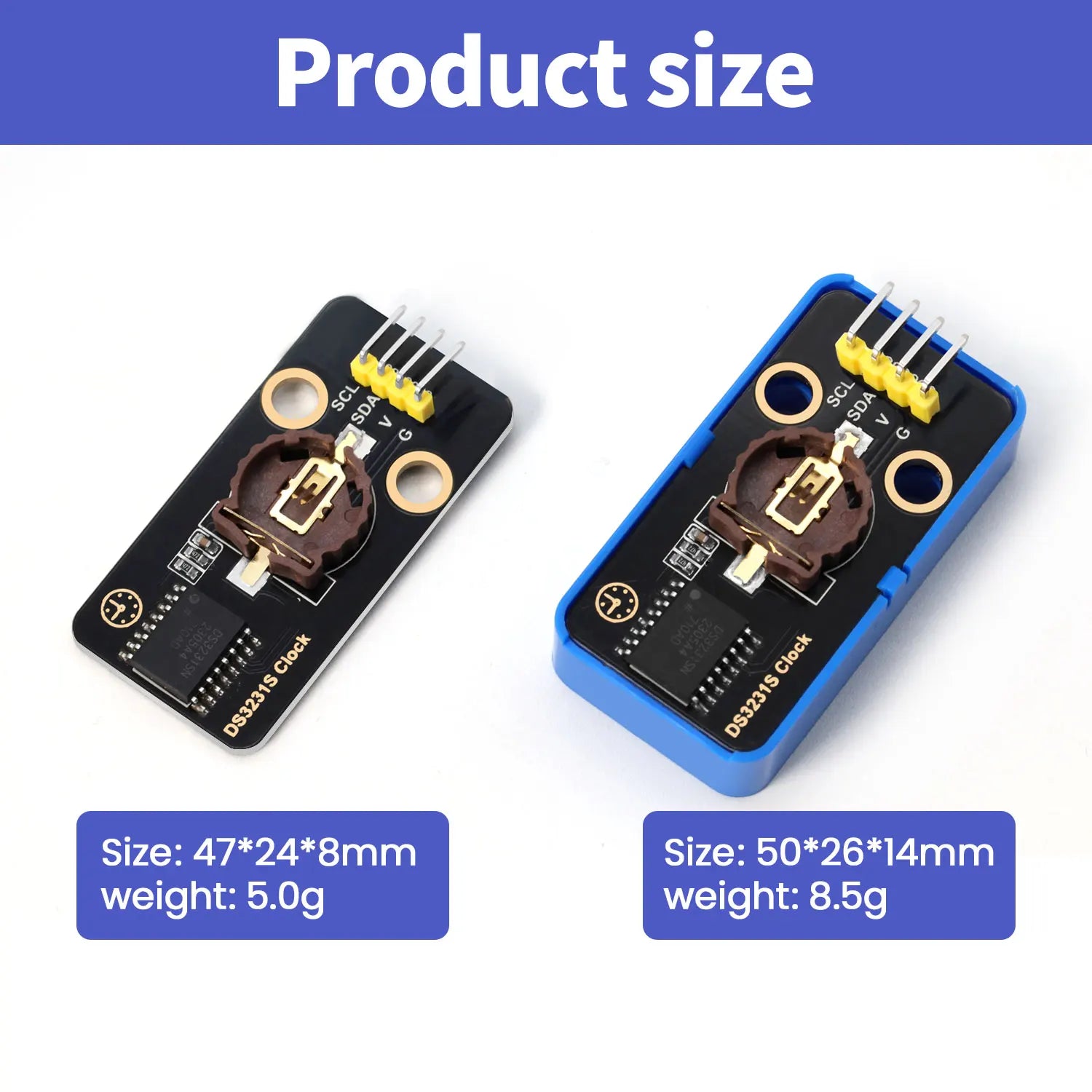 RTC DS3231 Clock Module DIY Electronic Building Blocks For Arduino Projects Compatible With Lego Building Blocks (No Battery)
