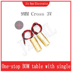 1PCS 650nm 5mW Red Point /Line / Cross Laser Module Head Glass Lens Focusable Focus Adjustable Laser Diode Head Industrial Class