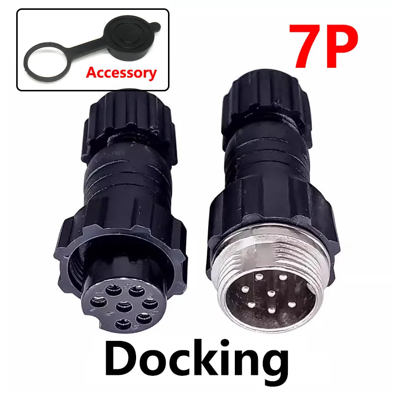 5/20/100Sets Aviation Connector GX16 M16 Waterproof Docking Back Nut Male&Female Plug&Socket 2/3/4/5/6/7/8/9/10pin Sensor Joint