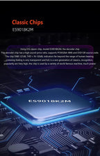 Headphone Decoding Amplifier ES9018K2M DAC DSD128 PCM32BIT 384KHz Lossless Decoding Headphone Amplifier MAX97220 Chip