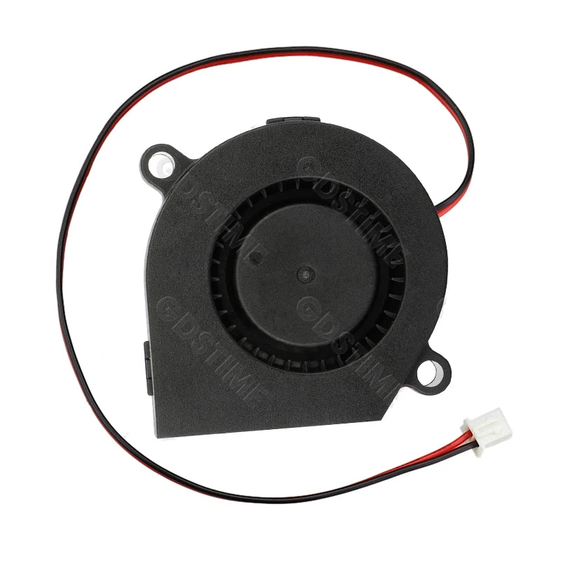 Gdstime Blower 5015 Fan 24V 50x50x15MM Turbo Fan 50MM Dual Ball Brushless Cooler Fan 8500RPM High Speed for 3D Printer Part