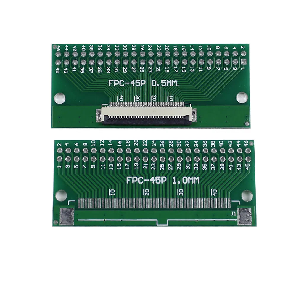 JCD 1Piece FPC/FFC Flat Cable Transfer Plate  0.5mm 1mm to 2.54mm Spacing Connector Flexible Flat Cable Adapter Board