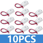 1~10PC 220V AC 50Hz Auto Infrared Sensor Switch PIR Microwave Radar Body Motion Sensor Module Adjustable For Time Distance Range