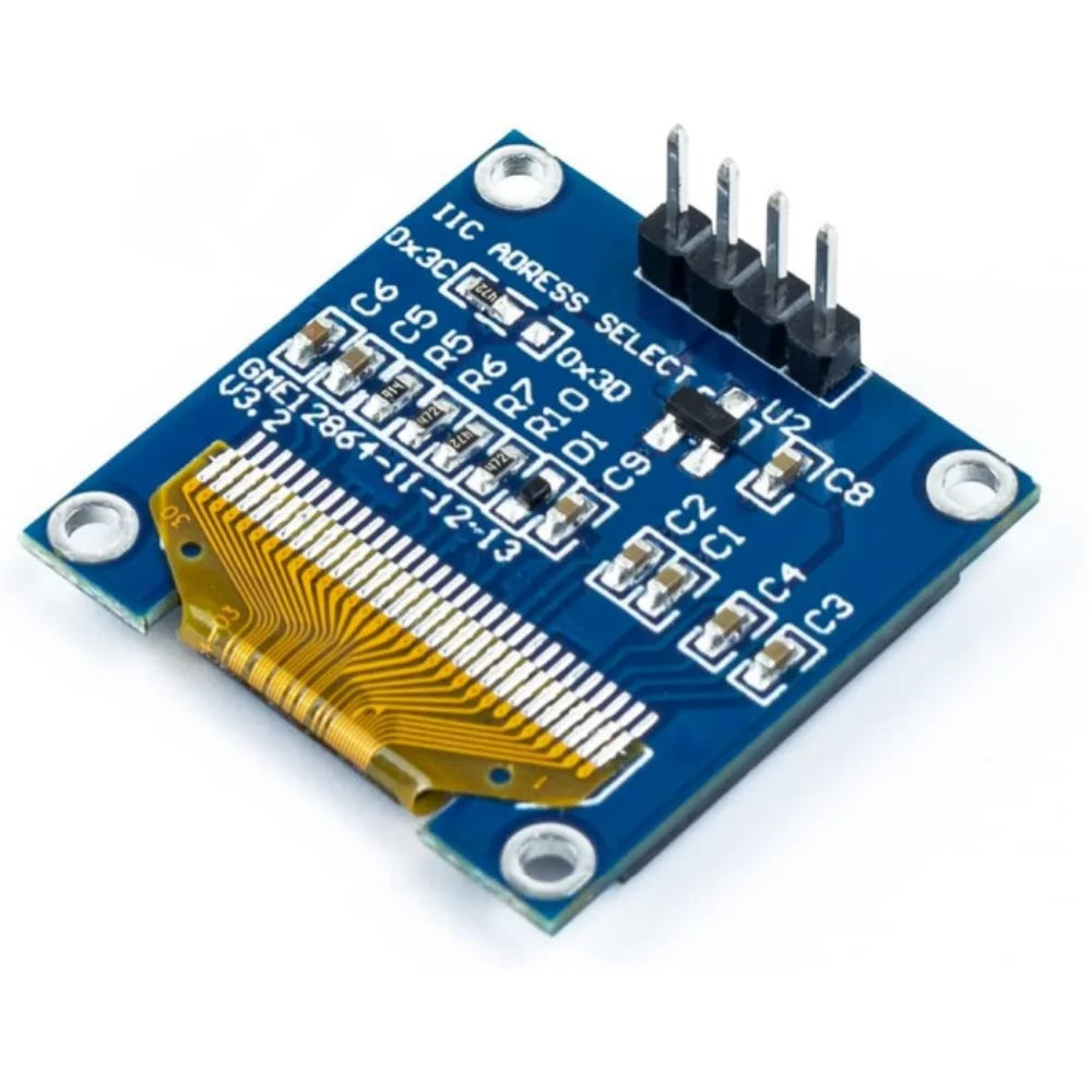 0.91inch 0.96 inch oled IIC Serial White OLED Display Module 128X64 I2C SSD1306 12864 LCD Screen Board For Arduino