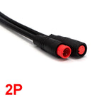 1pair male+female E-bike Line  M8 Signal Speed Sensor Extension Cable 2 3 4 5 6 Pin Electric Bicycle IP65 Waterproof Joint