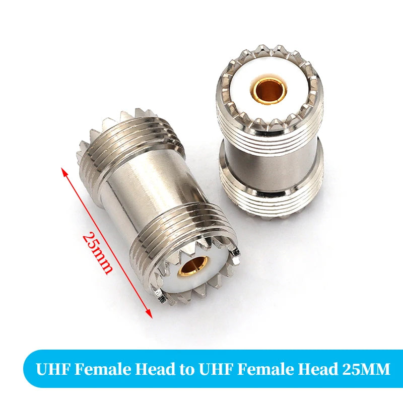 1Pcs Adapter UHF PL259 SO239 to UHF / N Male Plug & Female Jack Straight & Right Angle & Flange & T Type RF Coaxial Connector