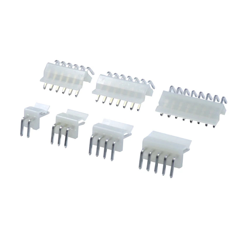 20Pcs CH3.96mm Pitch Wire Connector 2P-10P Wire-to-Board Plug Housing, Straight/Right-Angle Header & Crimp Terminals