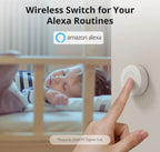 SONOFF SNZB-01P Zigbee Wireless Switch Button Smart Scene Switch Smart Home Voice Control For EWeLink APP Alexa Home Assistant