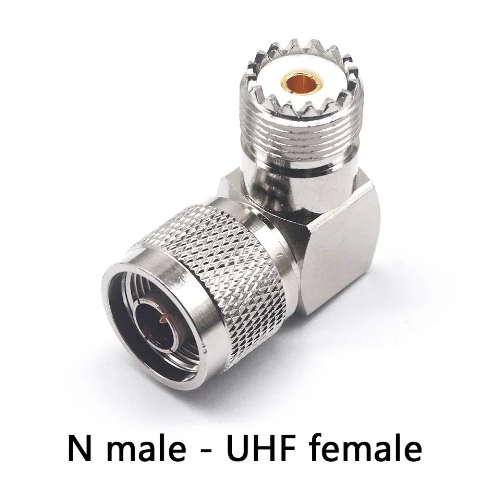 RF Connector UHF-JKW UHF N-S Male and Female UHF/N-KJ M Female Elbow 90 Degree SL16/SO239 Right Angle RF Adapter