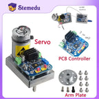High Torque Servo ASMC-05A 110kg.cm /ASMC-05B 180kg.cm Robot Servo Motor Replace ASMC-04A ASMC-04AB / Arm Plate / PCB Controller