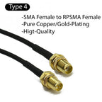 RG174 SMA to SMA Cable Female to Male extension jumper Pigtail Adapter Cable my SMA Antenna cable For WIFI 3G 4G GSM Antenna