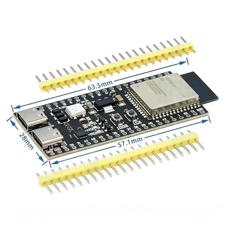 ESP32 S3 Dual Core Development Board 2.4G WiFi Bluetooth Support for Electronics Hobbyists DIY Innovation Projects