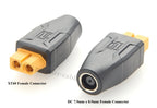 5Pcs XT60 to DC Adapter XT60 Female to DC 7.9mm x 0.9mm Female Connector for Portable Power Station Solar Generator