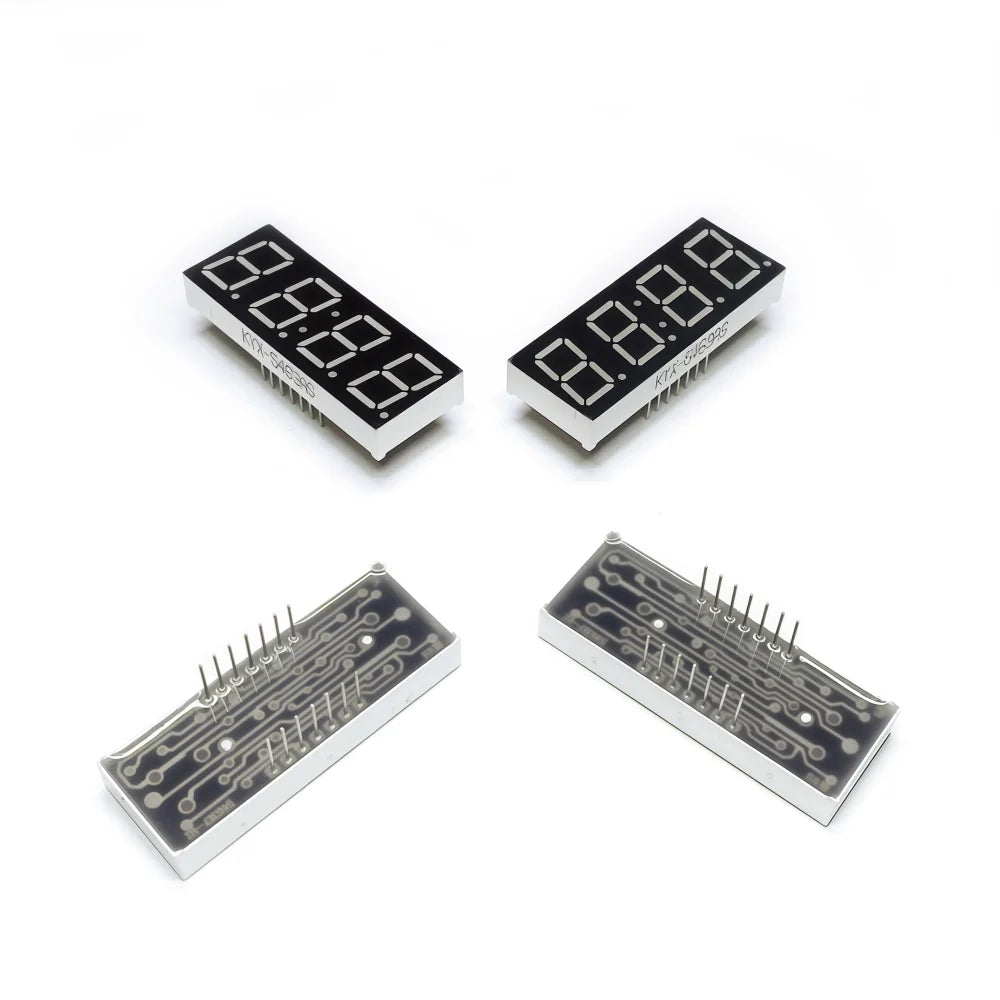 10PCS 0.56-inch 4-digit clock digital tube 50mmX19mm digital display "8" height 14.2mm seven-segment digital tube5463series14PIN