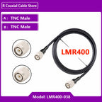 LMR400 Cable 50Ohm 50-7 BNC Male to BNC Male Plug Adapter 50-7 Pigtail Jumper Ham Radio Antenna Extension Cord Coaxial Connector