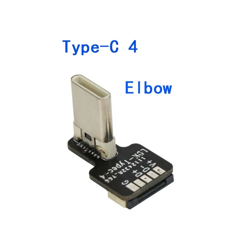 FFC Type-C Mini Micro USB Extension Ribbon Cable 90 FPV Slim Flat Soft flexible FPC charge FPV Brushless Handheld Gimbal monitor