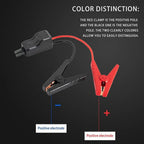 1Pcs Car Emergency Power Relay Smart Clip Ignition System Battery Jump Cable Connection Line Jumper Cable Car Accessories