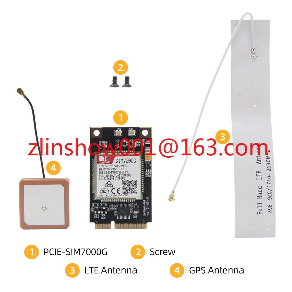 TTGO T-PCIE Development Board SIM7000 2G NB-IOT ESP32 WIFI Bluetooth 4G Wireless Module for 4G Applications SIM7000G