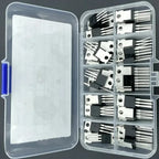 10 Values 50pcs MOSFET Kit TO-220 IRFZ44N IRF510N IRF530N IRF540N IRF640N IRF740 IRF840 IRF3205 IRF9540 Storage Box