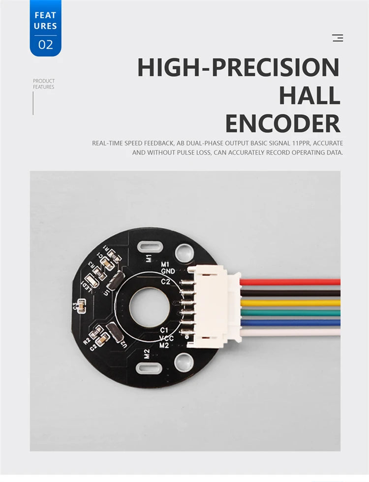 JGB37-520 Hall Encoder DC Geared Motor, 6V/12V, Reversible, High Torque 21KG.CM, All-metal Geared DC Motor With Hall Encoder.