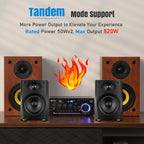 Woopker AK35/AK45 Pro/AK55 Digital Amplifier Bluetooth Sound Amplifier 2 Channel HIFi FM USB Audio Amp For Home Car Karaoke