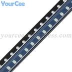 100pcs 0805 0603 1206 SMD LED Ultra Bright Red Blue Yellow White Orange Purple Pink Color Light Diode Emitting Diode Kit DIY