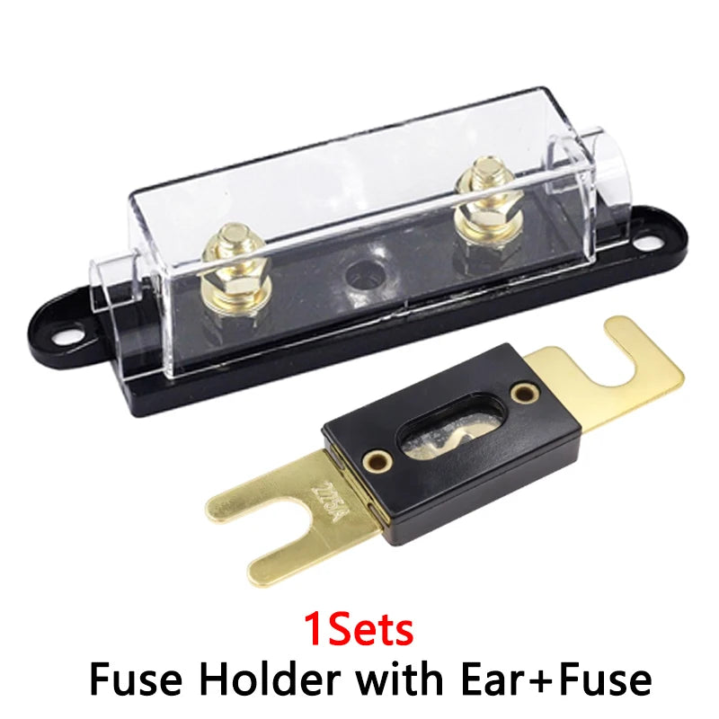 30A-500A Fuses AMP ANL Fuse Holder Bolt-on Automotive Fuse Holders Fusible Link with Fuse