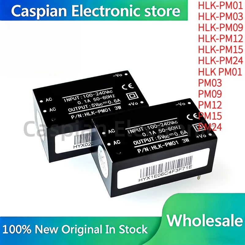 2pcs 100% New HLK-PM01 HLK-PM03 HLK-PM09 HLK-PM12 HLK-PM15 HLK-PM24 HLK PM01 PM03 PM09 PM12 PM15 PM24 In Stock Wholesale