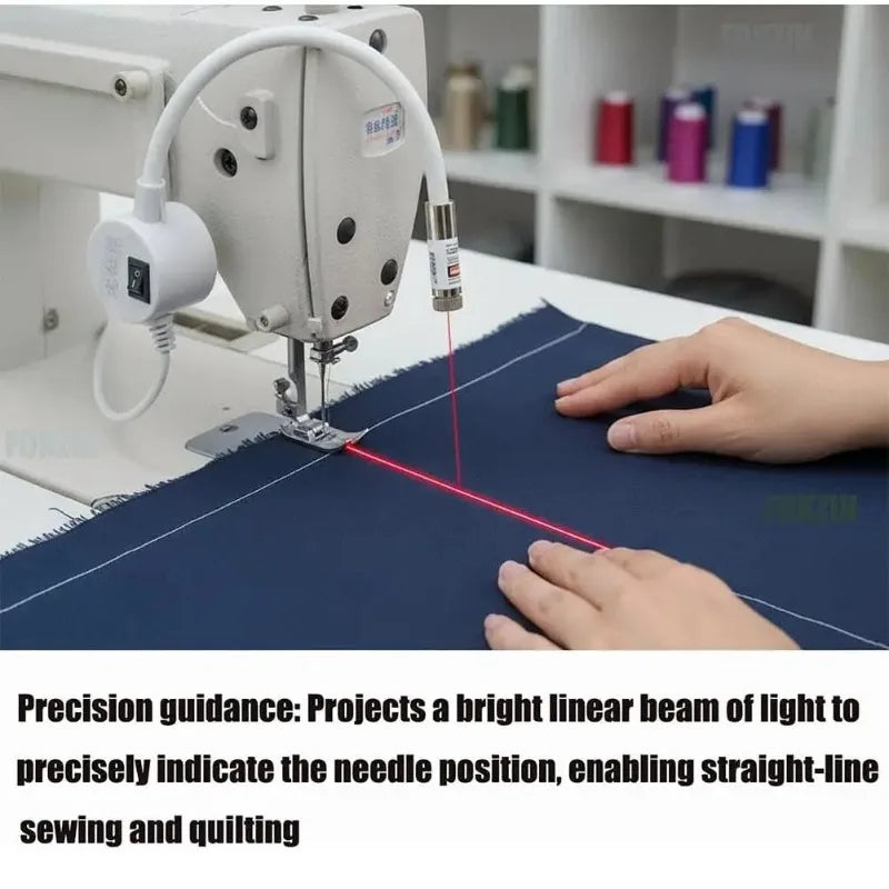 USB Red Laser Positioning Light Infrared Working Lamp Cutting with Magnetic Base DC5V Line/Cross/dot Sewing Machine Accessories