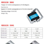 RDS3115 RDS3120 Robot  Servo 15KG/20Kg/25Kg/30Kg/60Kg Dual Axis Shaft Servo Metal Gear Digital Servo For Arduino Robot Diy Servo