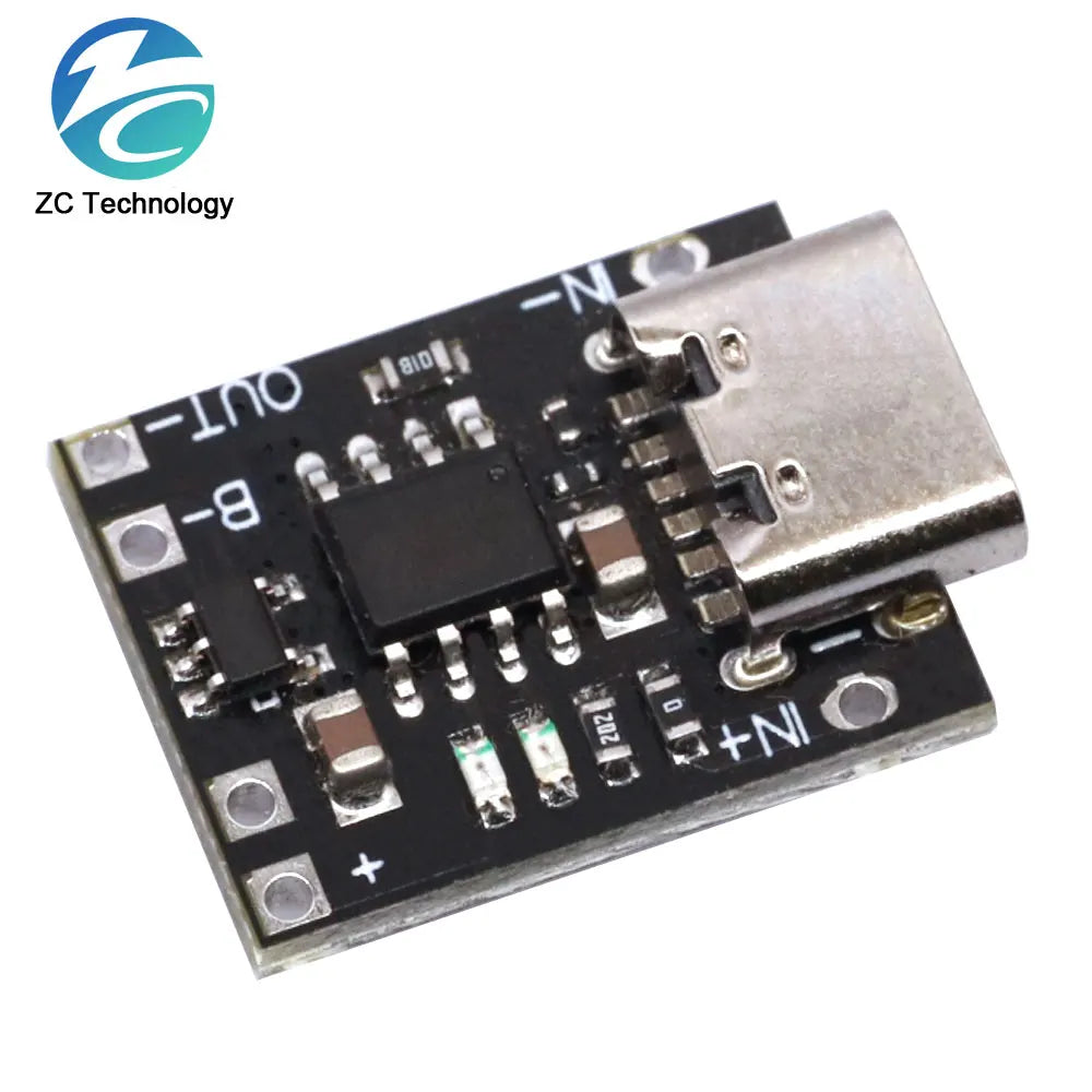 Mini Lithium Battery Charging Module 1A Charging Board TP4056 Module 18650 Charger TYPE-C Interface