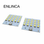 USB Light 5730 Smd 5V 430mA~470mA White  Mirco Usb 5730 20 LED Lighting Panel USB Mobile Light Emergency Night Light