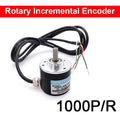 Photoelectric Incremental Rotary Encoder 38S6G5-B-G24N 50/100/200/360/400/500/600PPR AB 2 Phase DC5-24V NPN Optical  Encoder