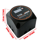 Voltage Sensitive Relay Dual Battery System Digital Display VSR 12V 140A Split Charge for Camper Car RV Yacht Smart Isolator