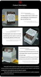 Single Phase AC Voltage Regulator With Heatsink by 0-10V 0-5V 4-20mA PWM Isolated Solid State Relay SSR Transformer 220V