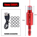 9mm 38SPL 22LR 12GA CAL177 7mm 6.5mm Training Bullet Bore Sight Voice Controlled Laser Dual-purpose for Training and Calibration