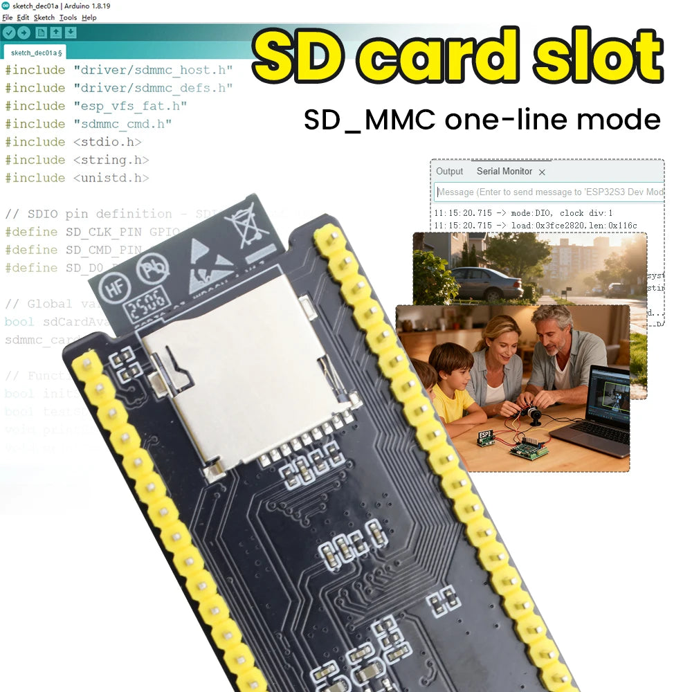 1-3PCS Keyestudio N16R8 ESP32-S3 CAM Board with OV3660 Camera+Type C USB Cable for Arduino ESP32 Programming DIY Projects